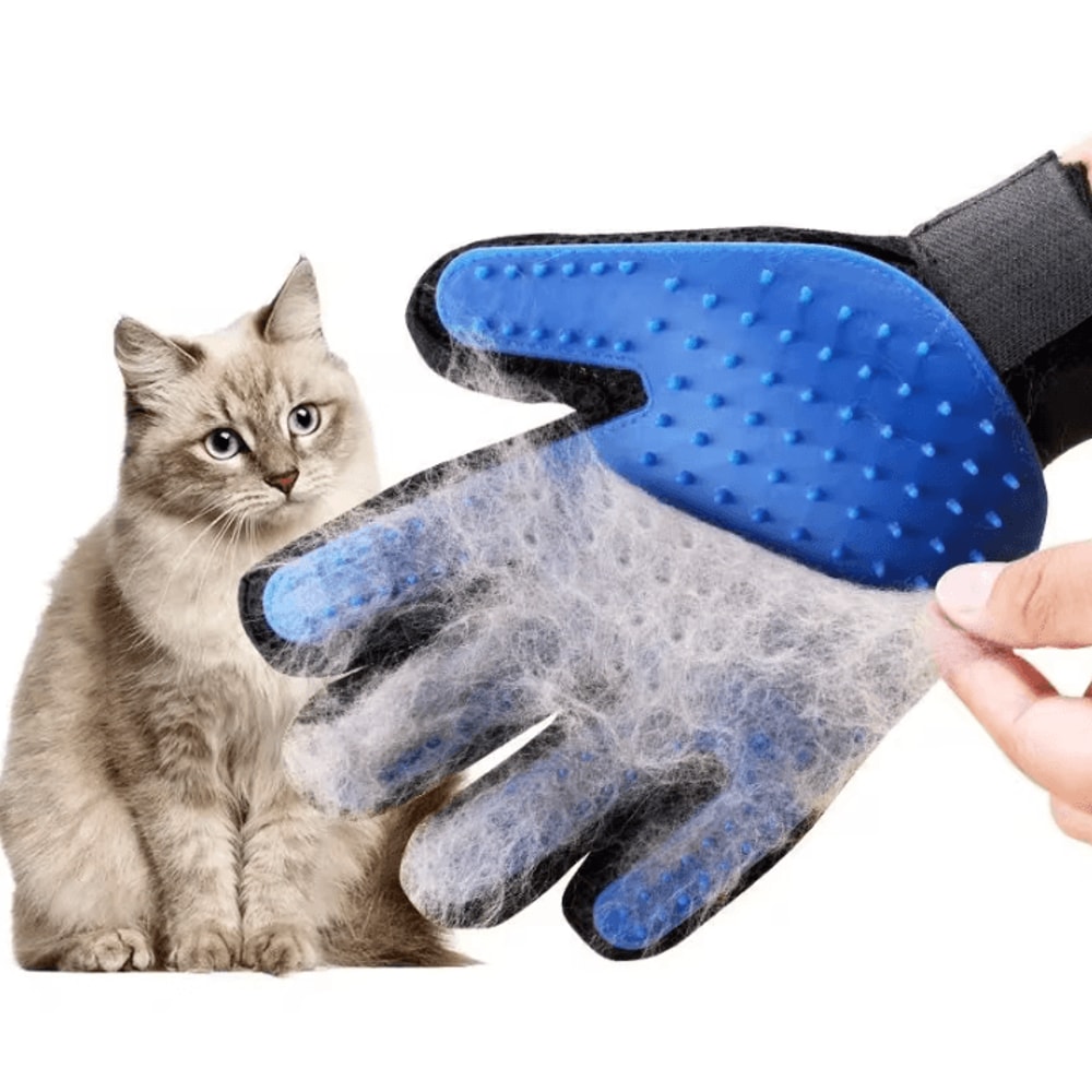 FurEase Silicone Pet Grooming Gloves 1