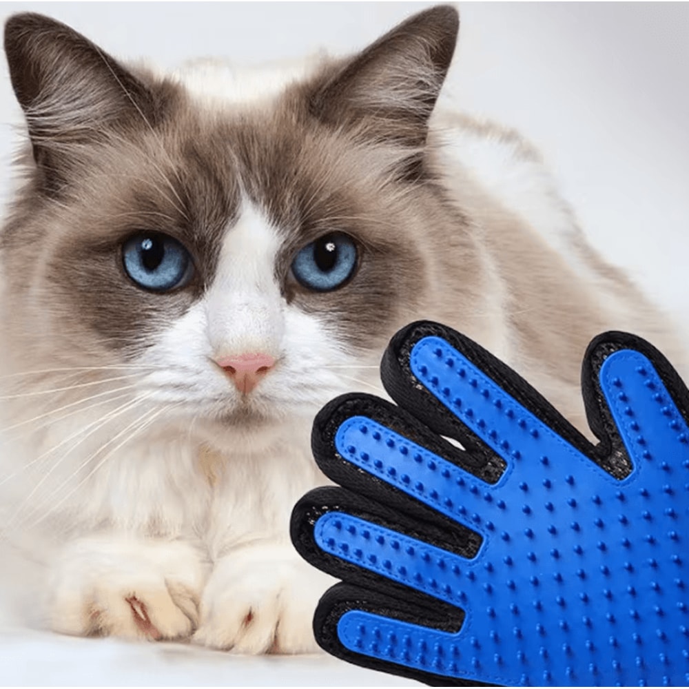 FurEase Silicone Pet Grooming Gloves 3