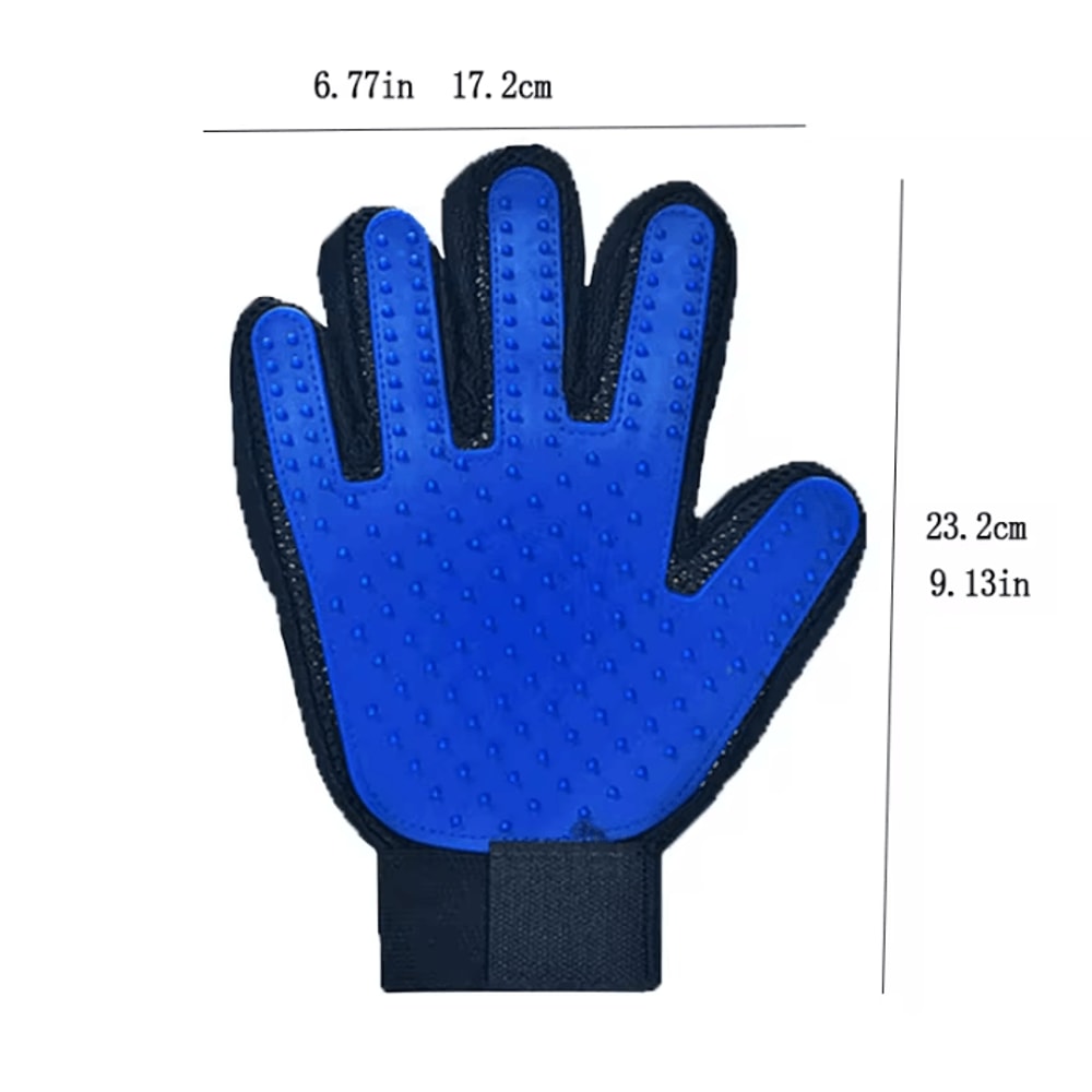 FurEase Silicone Pet Grooming Gloves 4