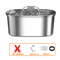 AquaFlow Stainless Steel Pet Water Fountain 3