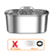AquaFlow Stainless Steel Pet Water Fountain 5