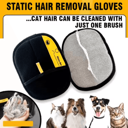 fursweep electrostatic pet hair removal glove