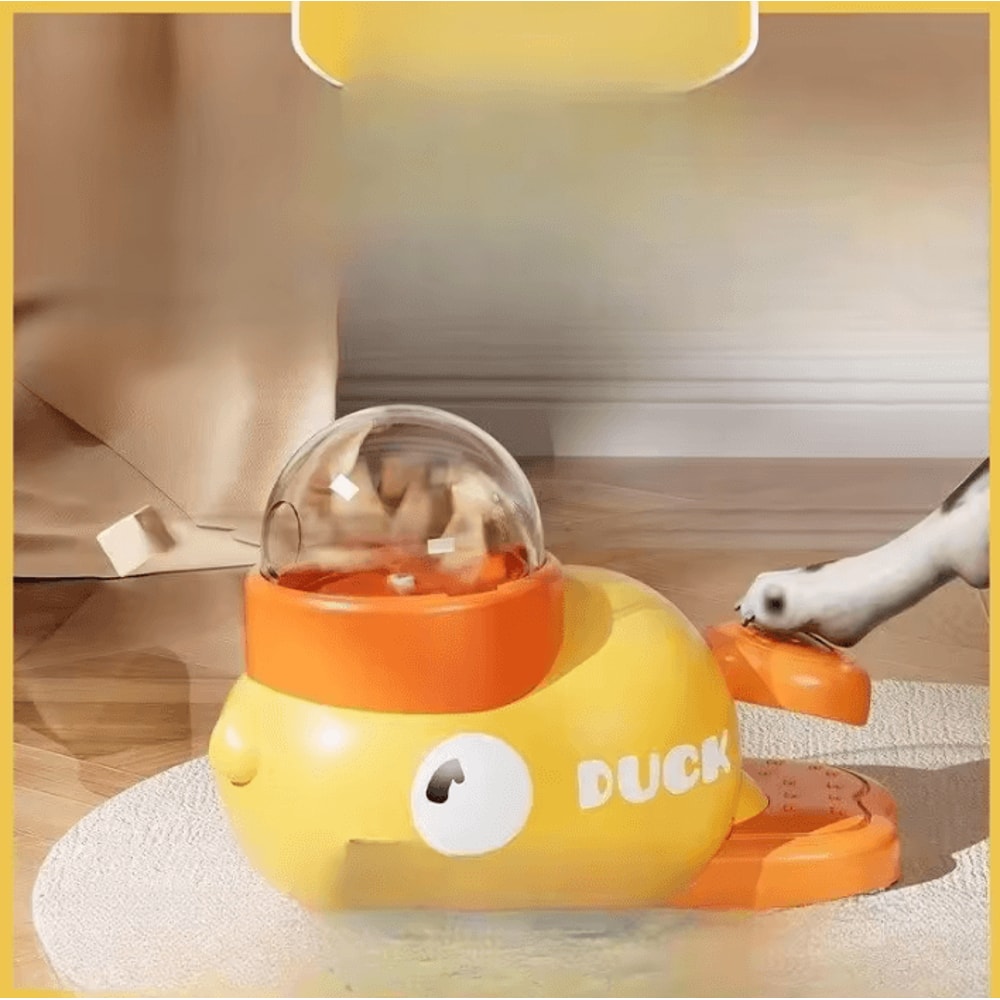QuackTreat Interactive Duck Cat Treat Launcher 1
