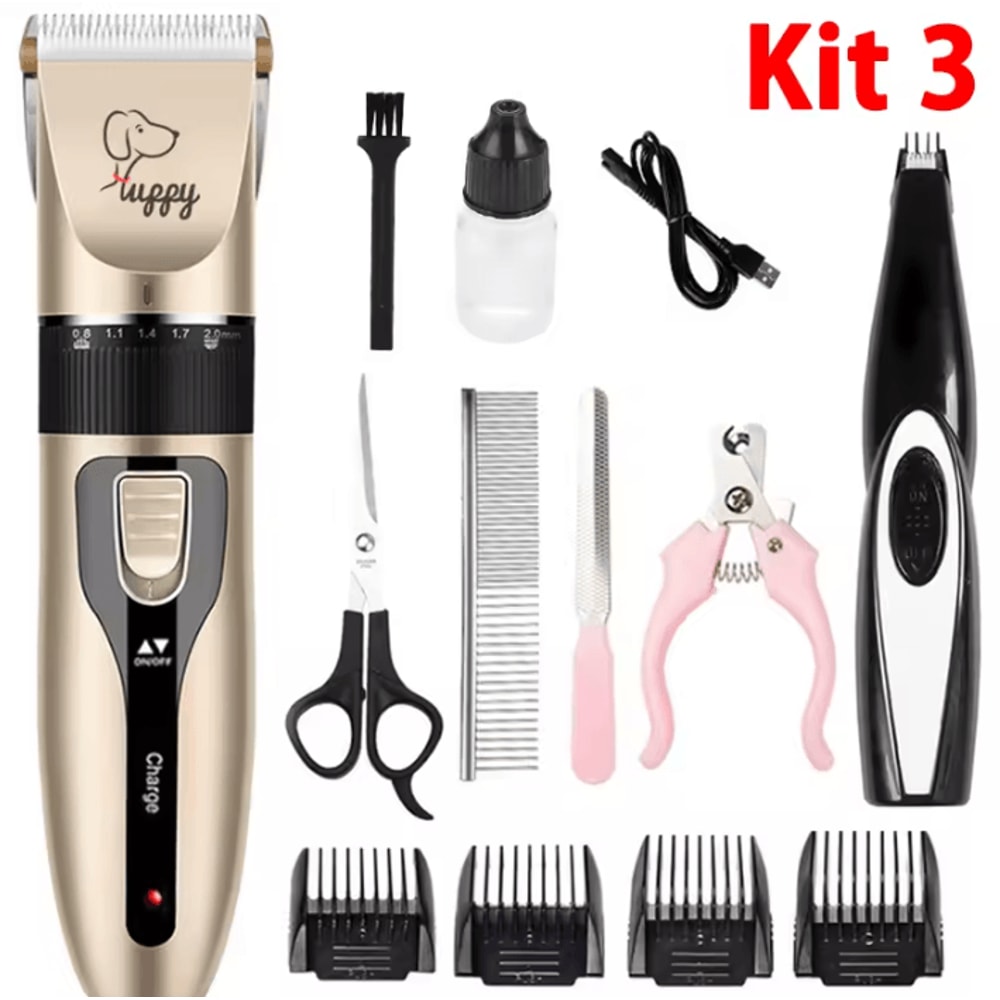 TrimEase Professional Pet Grooming Clipper Kit 5