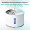 AquaVista 32L Stainless Steel Cat Water Fountain With Silent USB Pump Water Level Window 0