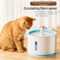 AquaVista 32L Stainless Steel Cat Water Fountain With Silent USB Pump Water Level Window 1