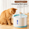 AquaVista 32L Stainless Steel Cat Water Fountain With Silent USB Pump Water Level Window 1