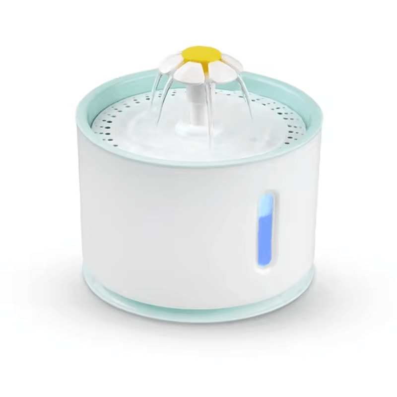 AquaVista 32L Stainless Steel Cat Water Fountain With Silent USB Pump Water Level Window 3