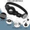 SafeTrack Reflective Cat GPS Collar With AirTag Holder QR ID Tag 2