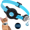 SafeTrack Reflective Cat GPS Collar With AirTag Holder QR ID Tag 4