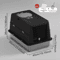 CleanPaws Stainless Steel Cat Litter Box With Flip Cover AntiTracking Mat 2