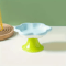 BloomPet Raised Ceramic Cat Bowl With Flower Stand For Neck Protection 4