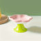 BloomPet Raised Ceramic Cat Bowl With Flower Stand For Neck Protection 5