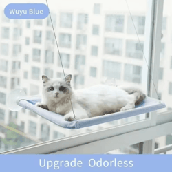 cloudnest ultra-soft cat window hammock bed for cozy sunbathing & naptime