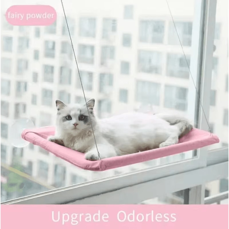CloudNest UltraSoft Cat Window Hammock Bed For Cozy Sunbathing Naptime 4