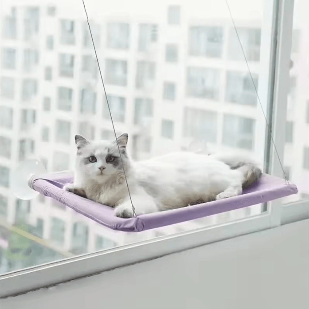 CloudNest UltraSoft Cat Window Hammock Bed For Cozy Sunbathing Naptime 5