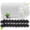 PureFlow 40Pack Cat Water Fountain Filters Pump Sponges For Stainless Steel Pet Fountains 0