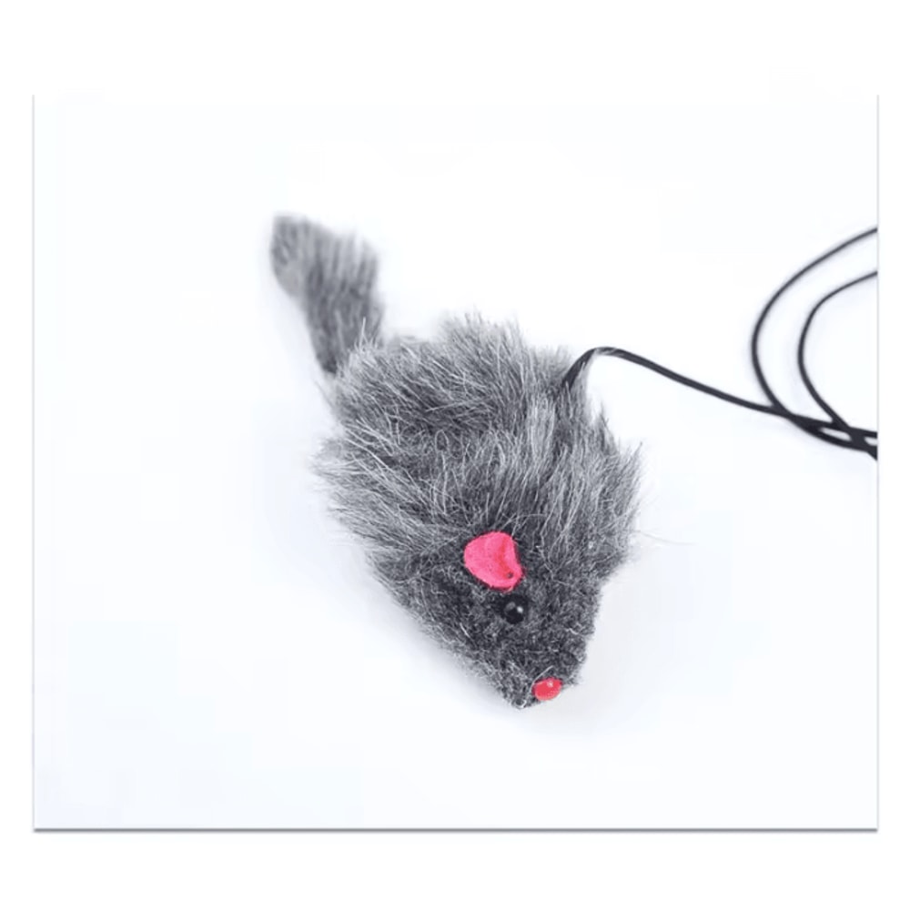 DoorPounce Interactive Hanging Cat Toy With Plush Mouse Elastic Clip 2