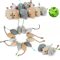 TinyHunter Rattle Cat Mouse Toys With Catnip Faux Fur For Indoor Cats 0