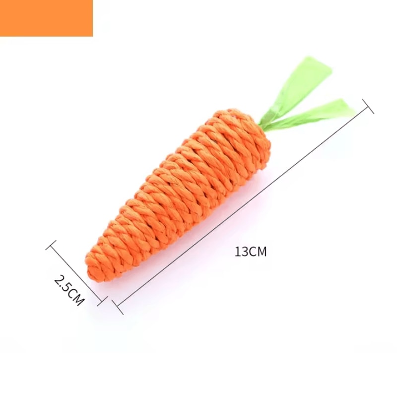 CrunchyCarrot Interactive Cat Chew Toy For Indoor Cats 1