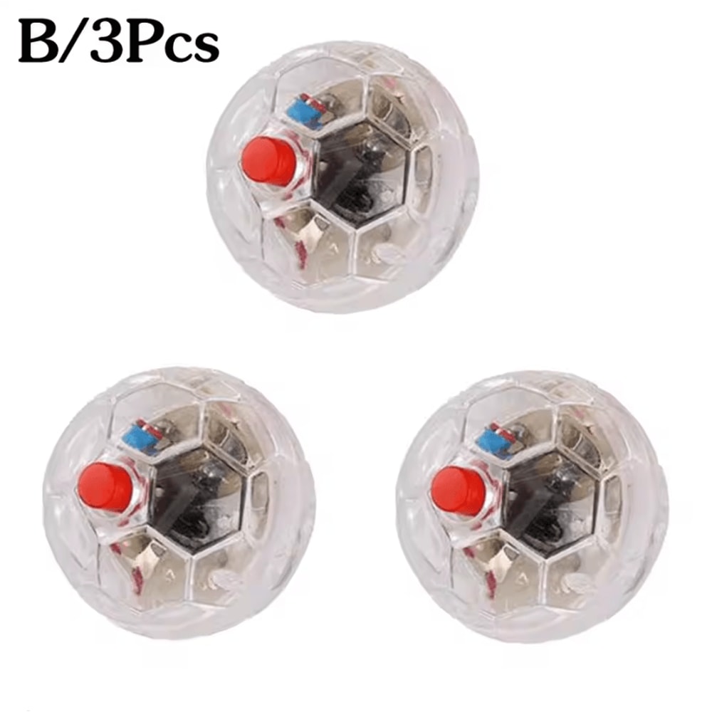GlowPounce Motion Activated Light Up Cat Ball Set 4