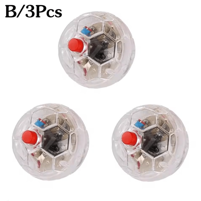 GlowPounce Motion Activated Light Up Cat Ball Set 4