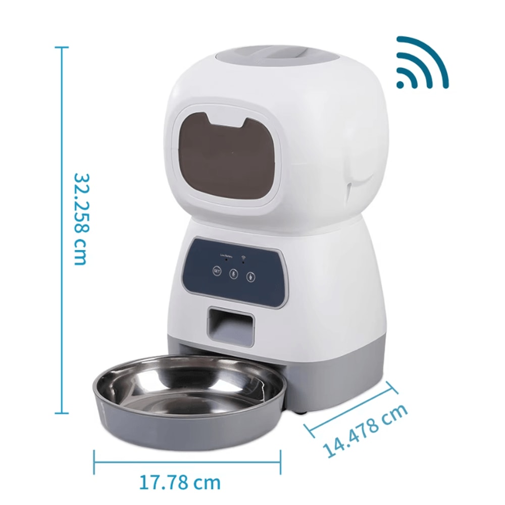 SmartSwirl WiFi Automatic Pet Feeder With Voice Recorder 1