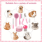 CompleteCare 8Piece Cat Grooming Kit With SelfCleaning Brush 2