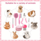 CompleteCare 8Piece Cat Grooming Kit With SelfCleaning Brush 2