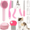 CompleteCare 8Piece Cat Grooming Kit With SelfCleaning Brush 4
