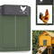 Automatic Chicken Coop Door With Light Sensor BatteryPowered Smart Opener 4