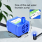 LED Cat Water Fountain Replacement Pump For Pet Drinking Fountains 3