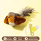 Interactive Chirping Bird Cat Toy With Elastic Rope For Indoor Cats 4