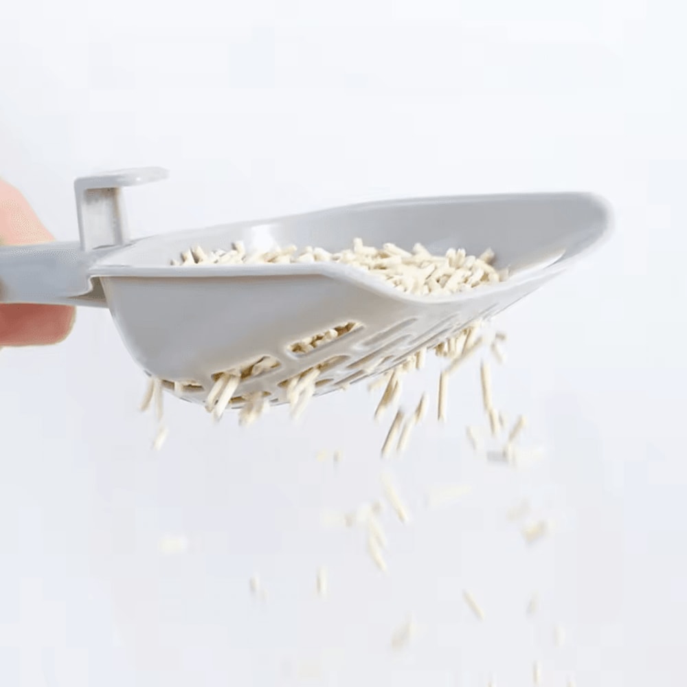 SelfCleaning Cat Litter Scoop With Holder Base For Easy Daily Cleanup 1