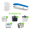 FW666 Cat Water Fountain Replacement Filters With Activated Carbon 1
