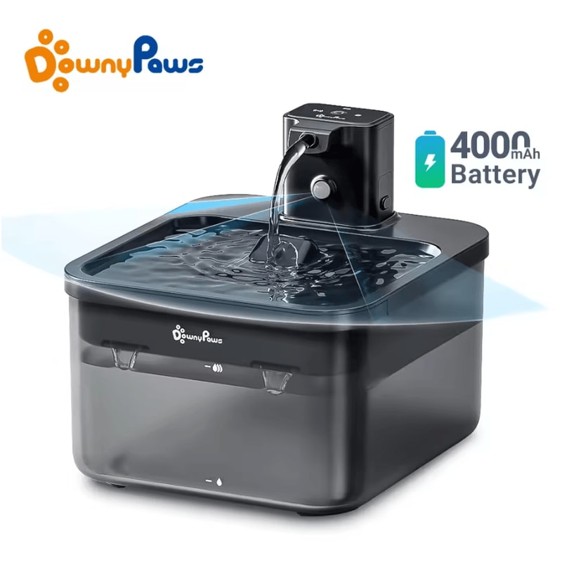 DownyPaws 25L Wireless Cat Water Fountain With Motion Sensor 0
