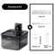 DownyPaws 25L Wireless Cat Water Fountain With Motion Sensor 4