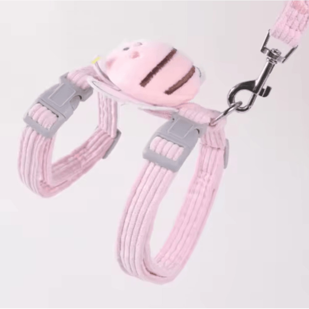 Adjustable NoPull Cat Small Dog Harness Leash Set For Comfortable Outdoor Walks 2