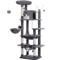 Large HeavyDuty Cat Tree Tower With Oversized Hammock Scratching Posts 3