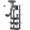 Large HeavyDuty Cat Tree Tower With Oversized Hammock Scratching Posts 3