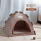 Cozy SemiEnclosed Pet Tent Bed For Cats Small Dogs 1