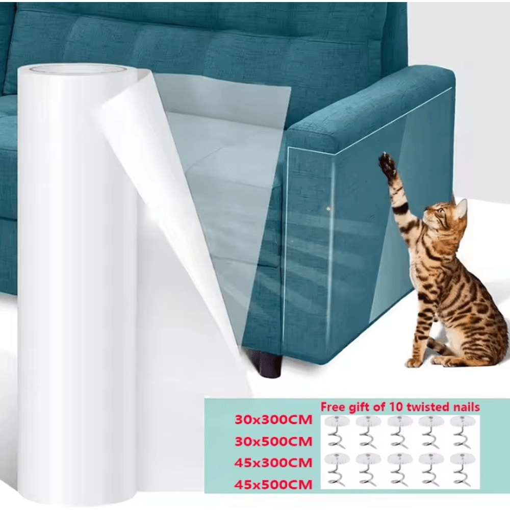 CatGuard Transparent Furniture Protection Tape 0