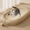 SisalNest Cat Scratcher Lounge Bed With Play Ball 1