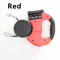 DualGlow 360 Retractable Double Dog Leash With LED Light 2