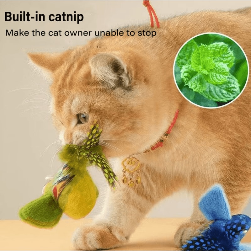 ChirpyPounce Interactive Bird Sound Cat Toy 3