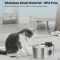 AquaSense Wireless Stainless Steel Pet Water Fountain 1