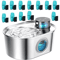 AquaSense Wireless Stainless Steel Pet Water Fountain 5