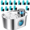 AquaSense Wireless Stainless Steel Pet Water Fountain 5