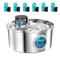 AquaSense Wireless Stainless Steel Pet Water Fountain 7