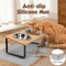ElevaDish 15 Tilted Stainless Steel Cat Bowl Set 1